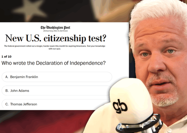 Glenn Beck took the NEW American citizenship test. Was it as HARD as they say?