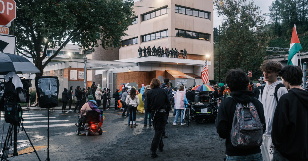 Guard Troops Were Sent to Portland, Ore., Despite a Court-Ordered Halt