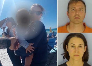 Healthcare exec, husband charged after allegedly leaving sleeping 6-month-old daughter alone at beach