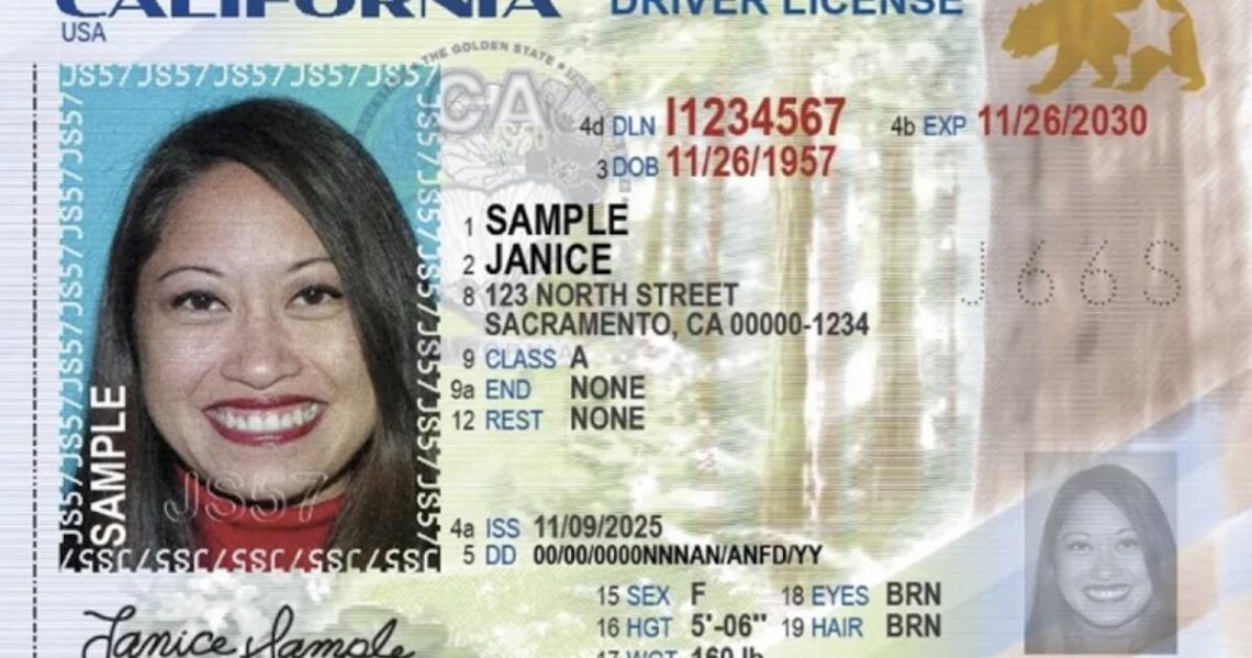 Here’s the latest design for the newly issued California driver’s license