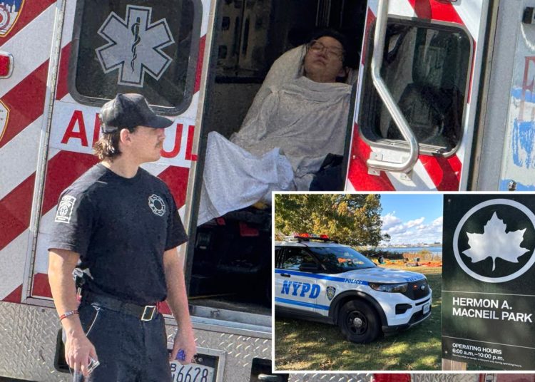 Hero ex-cops rescue woman walking with 5-month-old baby into NYC’s East River: ‘You guys gotta get over there!’