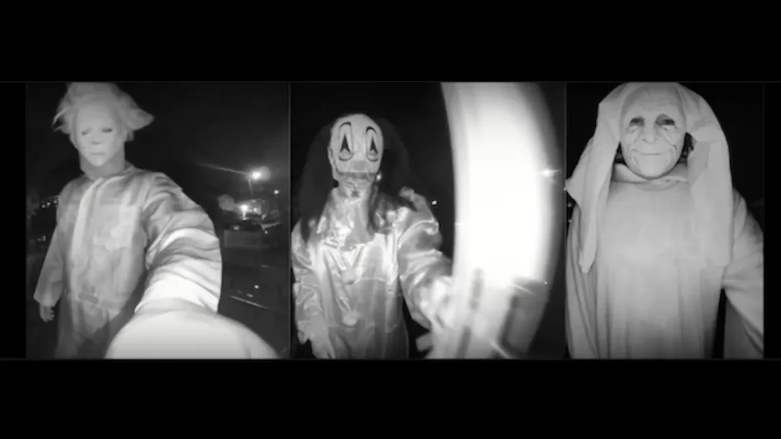 Horror-costumed trio banged on home’s front door late at night and ‘threatened to kill us,’ woman says. Then cops intervened.
