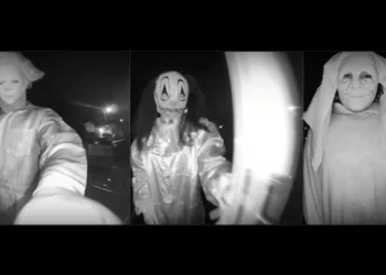 Horror-costumed trio banged on home’s front door late at night and ‘threatened to kill us,’ woman says. Then cops intervened.