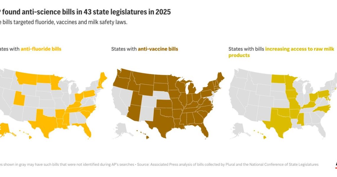 How AP tracked and analyzed anti-science legislation in US statehouses