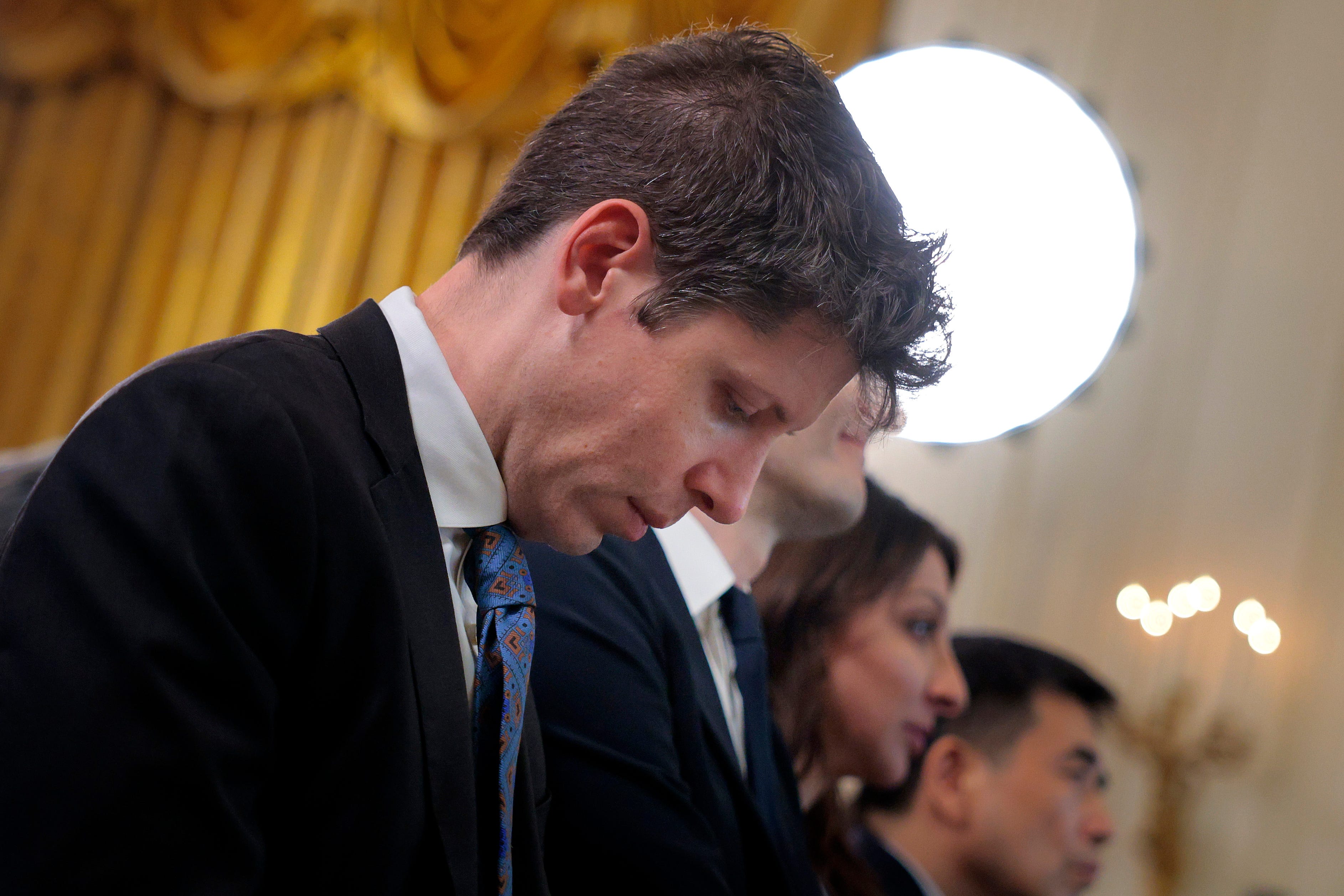 OpenAI CEO Sam Altman at a White House event, September 2025