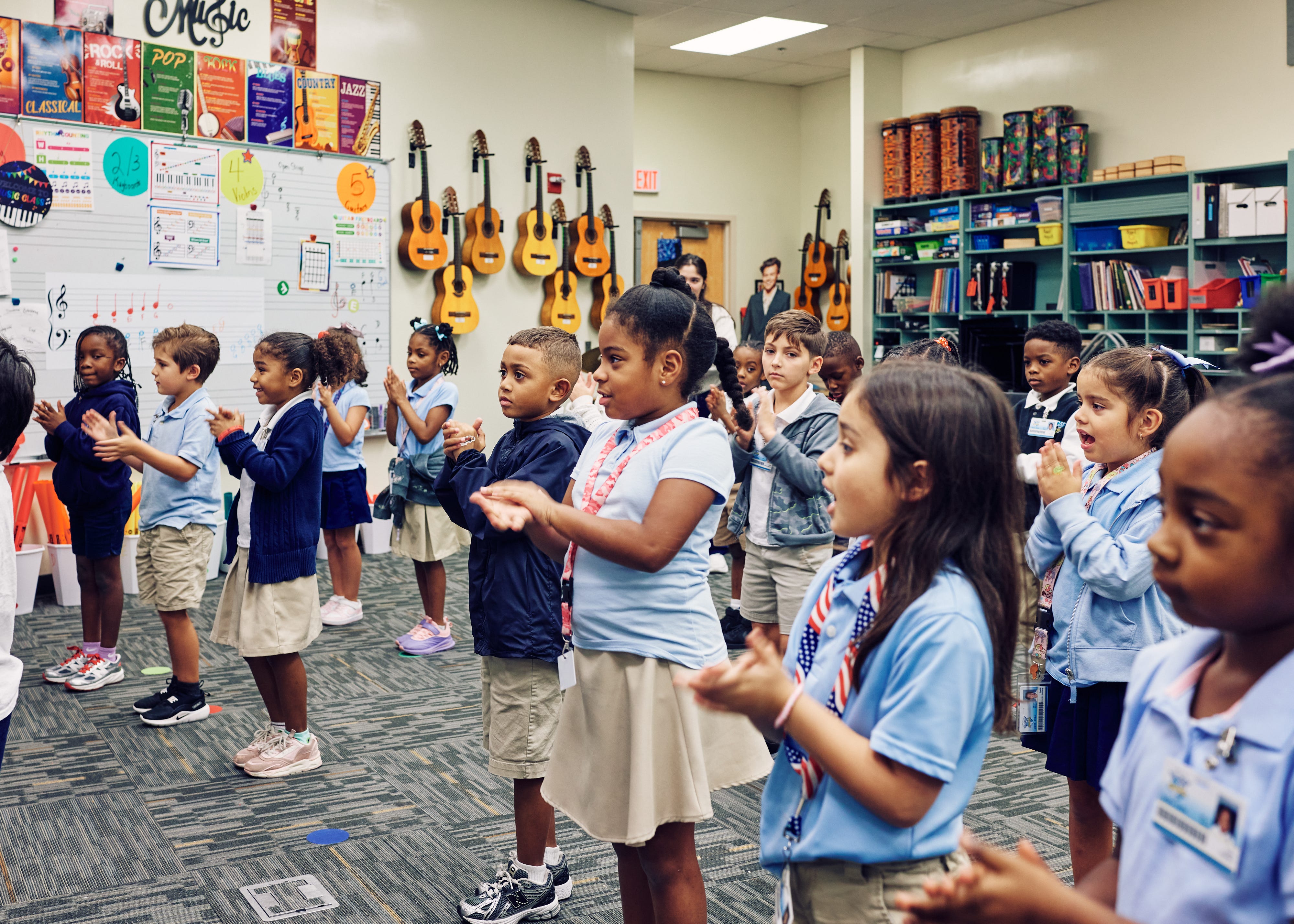Students at Coral Cove Academy