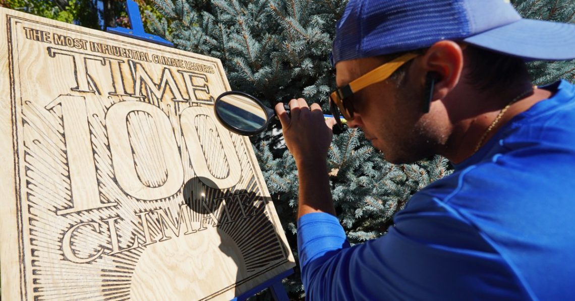How the 2025 TIME100 Climate Cover Was Painted With the Sun