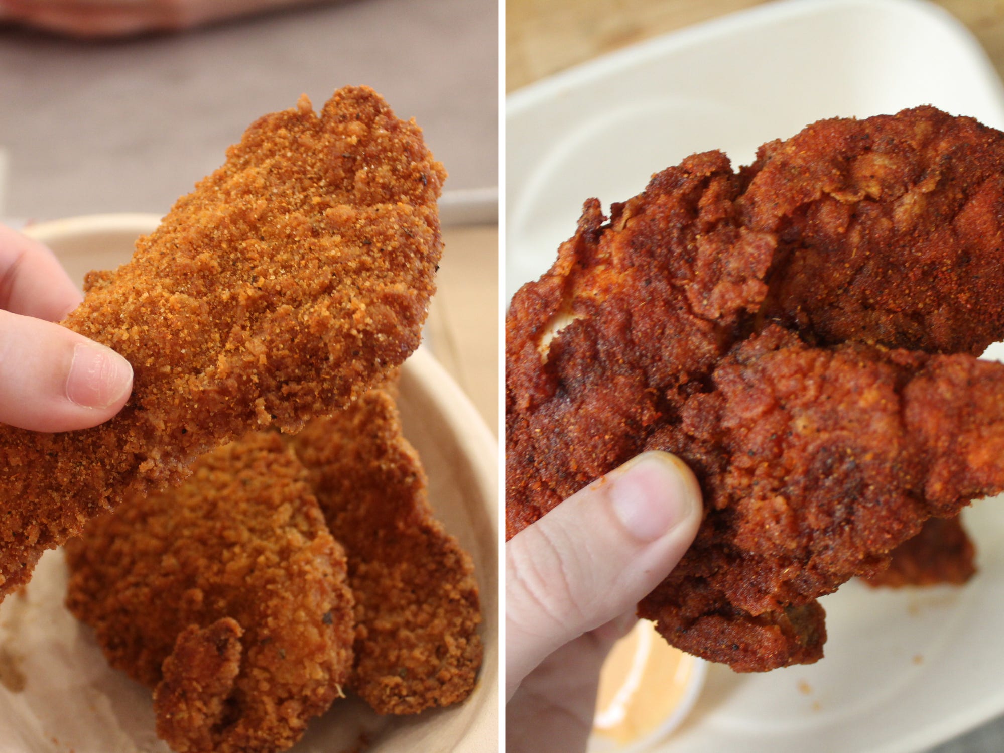 chicken guy and daves hot chicken tenders