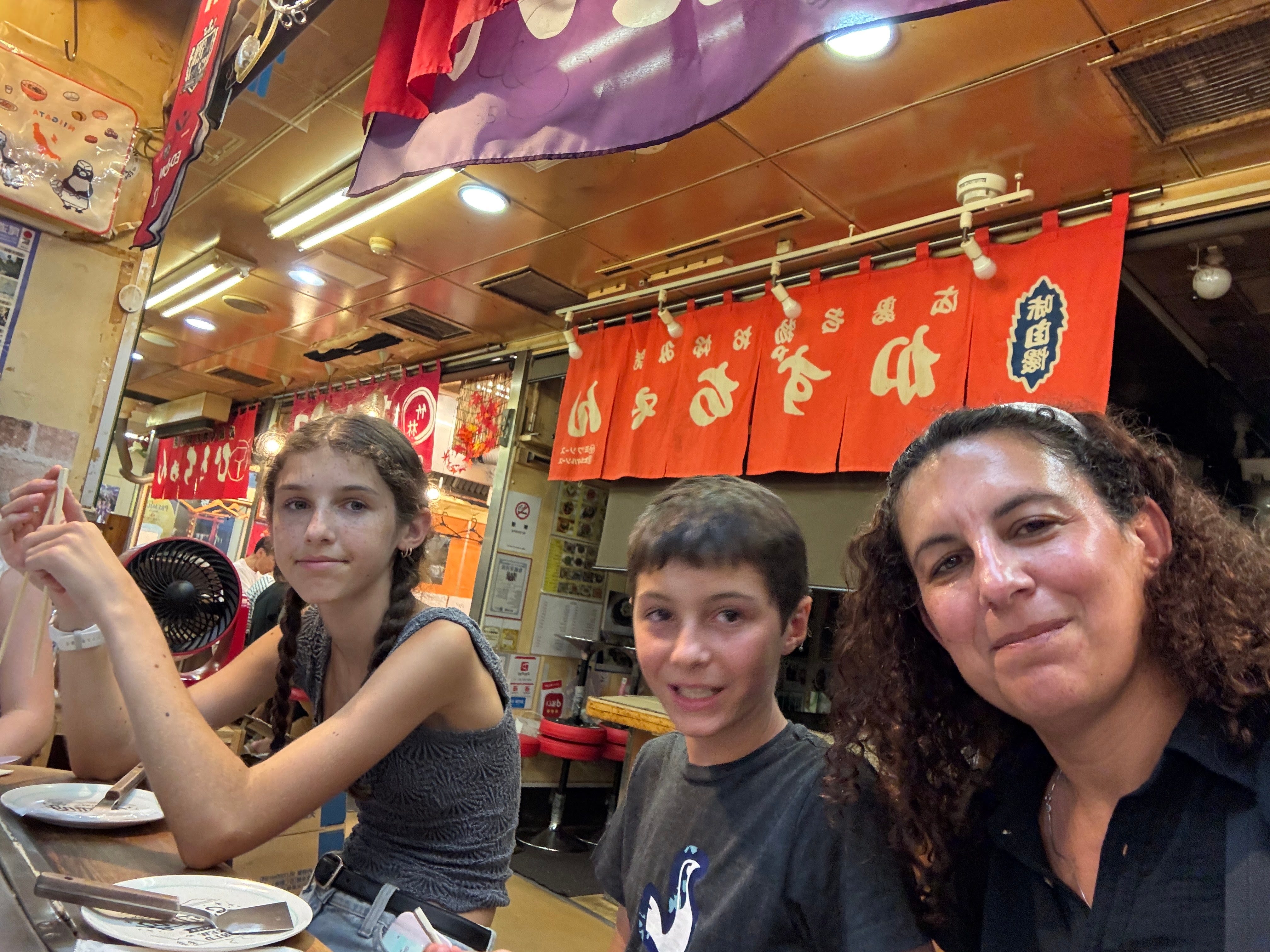 family photo in japan