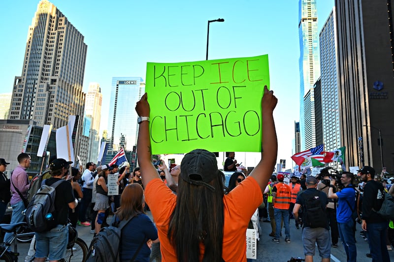 Chicago has become flooded with anti-ICE protesters.