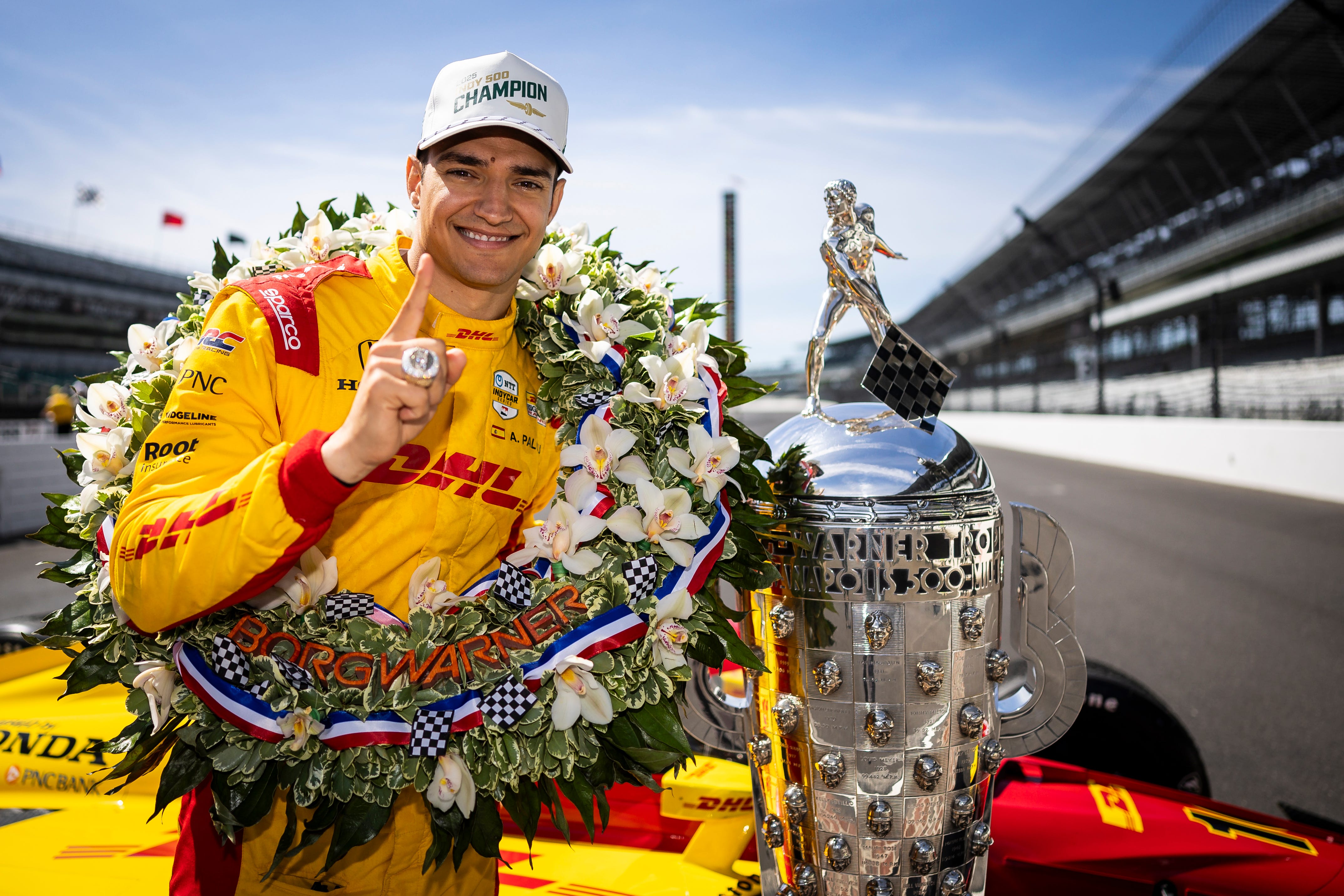 Alex Palou, winner of Indy 500 race.