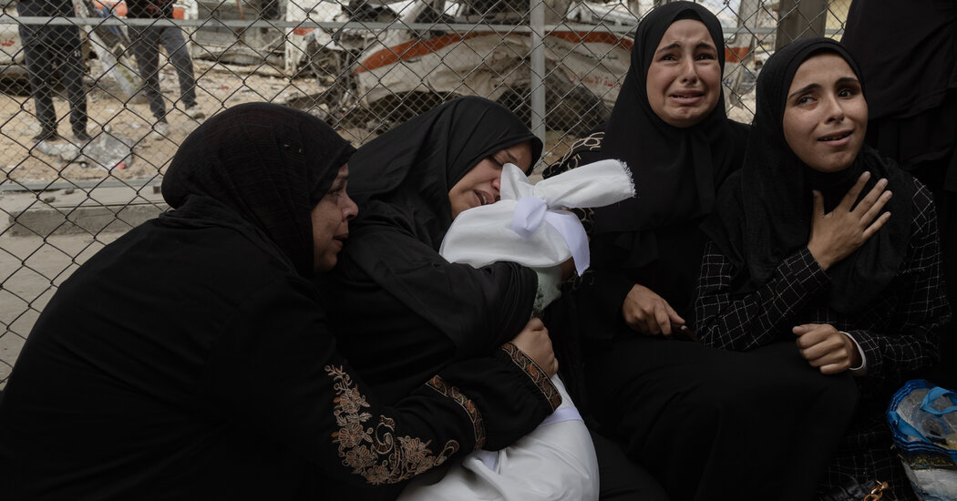 Israeli Strikes in Gaza Kill at Least 100, Local Health Officials Say