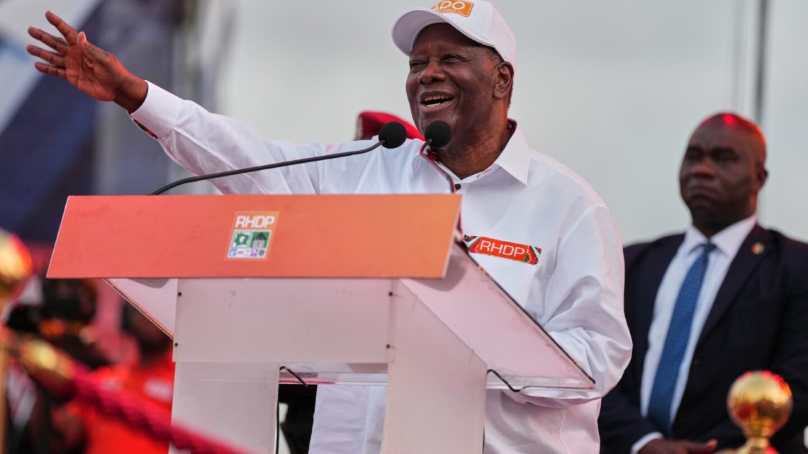 Ivory Coast votes as Ouattara seeks a fourth term with key rivals sidelined