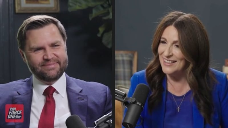 Vance talking about UFOs with Devine.