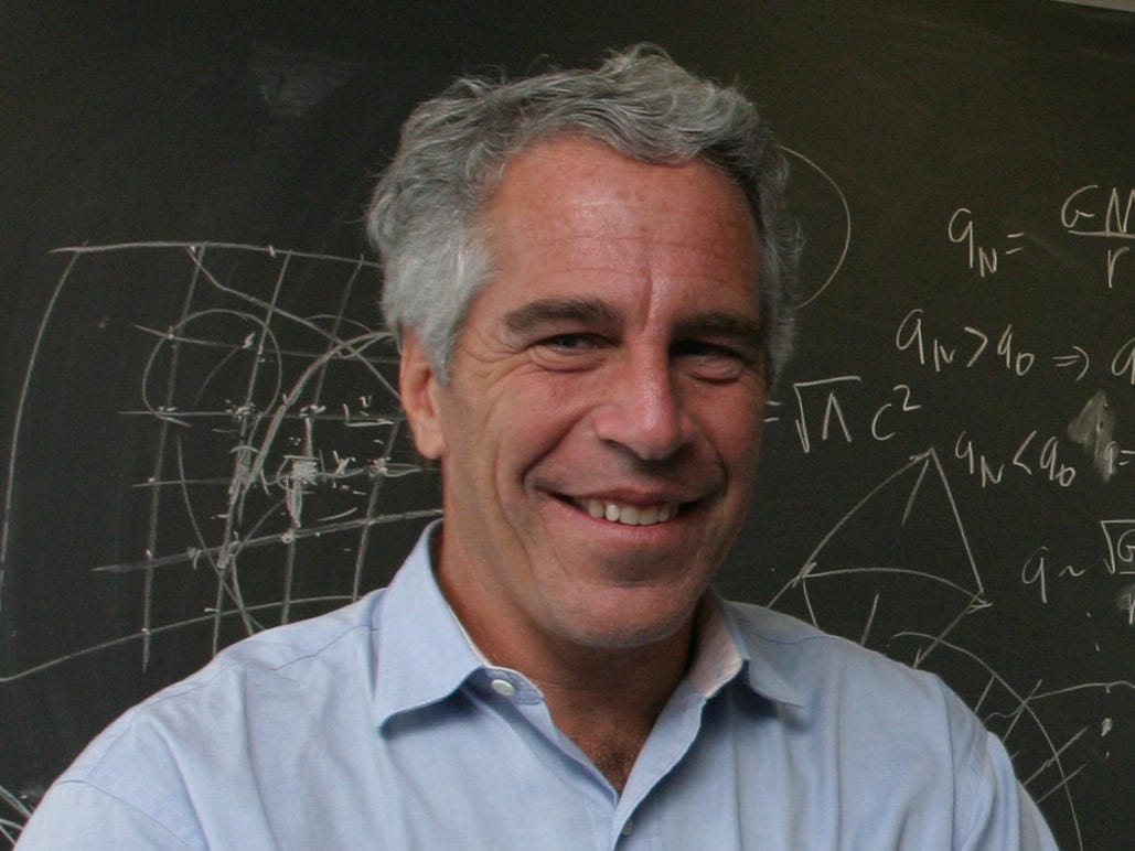 Jeffrey Epstein blackboard