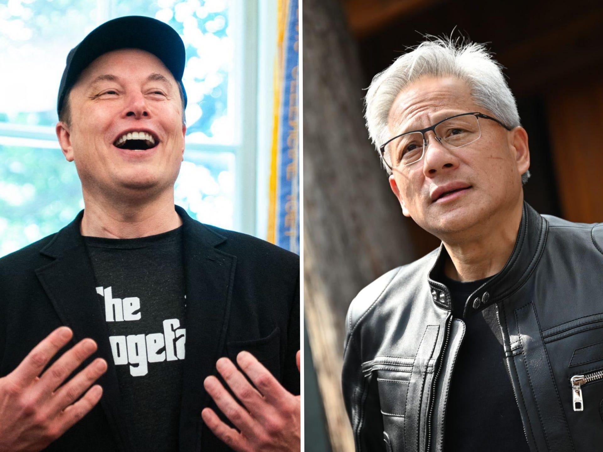 Elon Musk and Jensen Huang