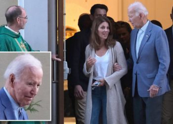 Joe Biden seen publicly for first time since beginning radiation therapy for prostate cancer