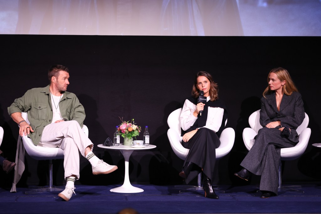 Joel Edgerton, Felicity Jones & Kerry Condon Reveal Their Journeys On Clint Bentley & Netflix’s ‘Train Dreams’ — Contenders London