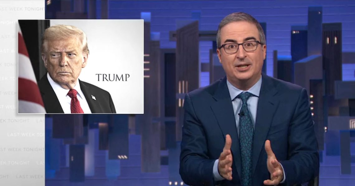 John Oliver Rips Trump Move Far More ‘Shocking’ Than WH Teardown