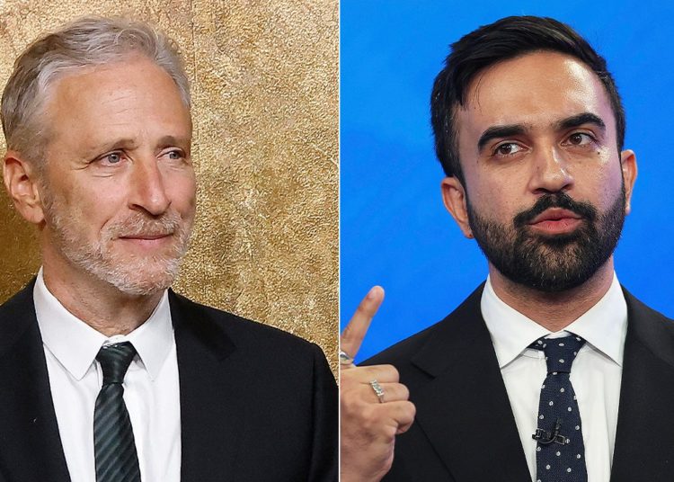 Jon Stewart sparks social media backlash by comparing Mamdani to Jackie Robinson