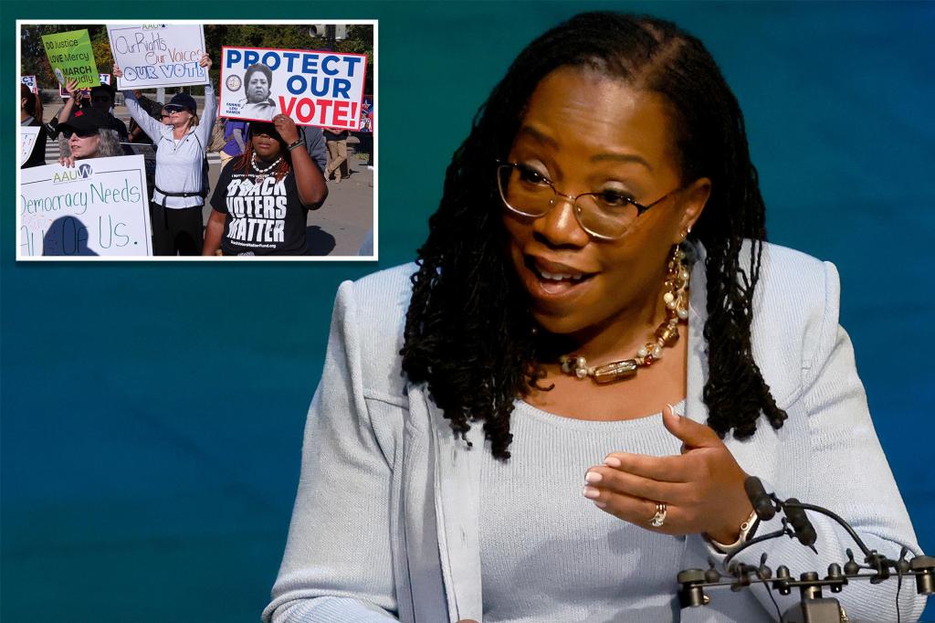 Justice Ketanji Brown Jackson argues for race-based redistricting, citing the Americans with Disabilities Act: ‘They’re disabled’