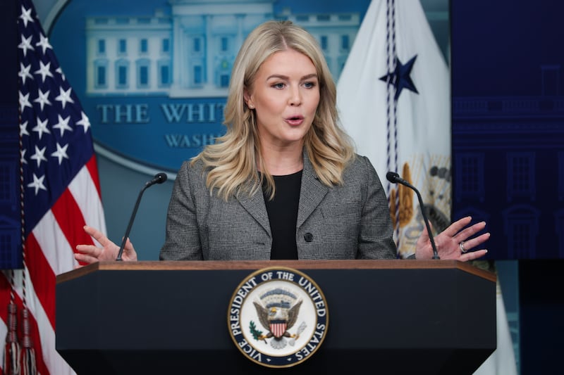 White House Press Secretary Karoline Leavitt