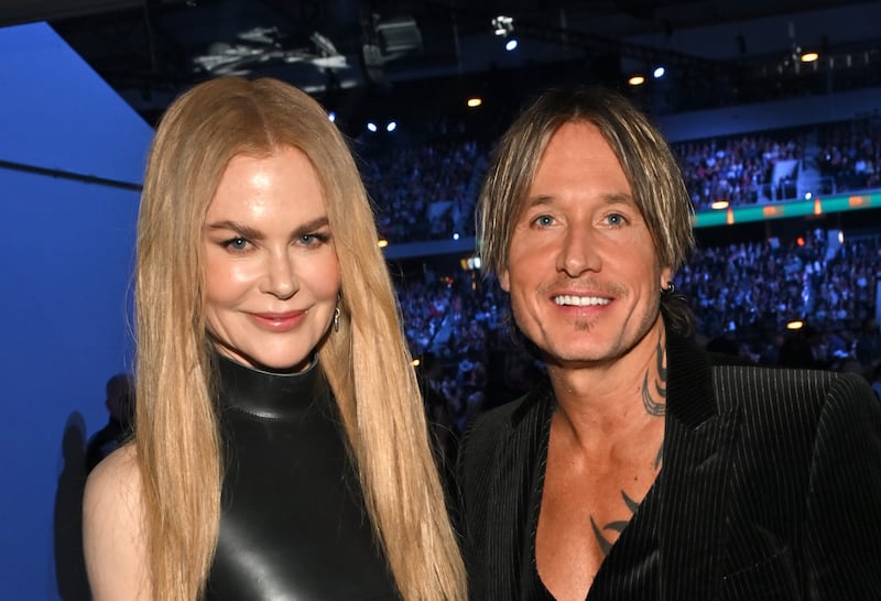 Nicole Kidman and Keith Urban at the CMAs in Texas on May 8, 2025.