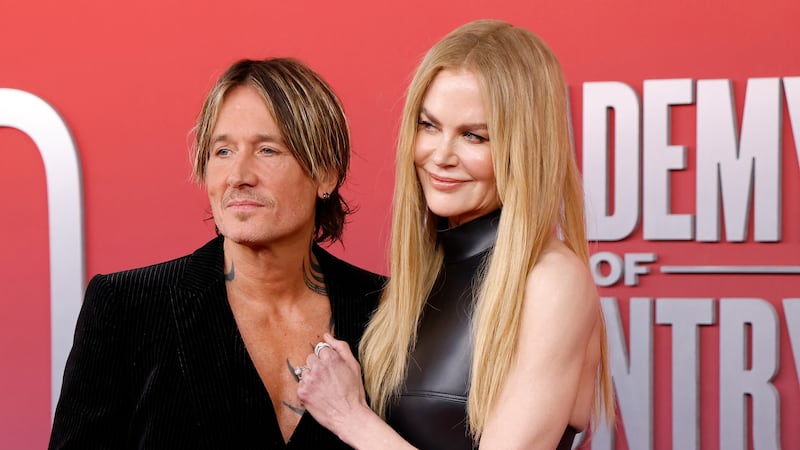 FRISCO, TEXAS - MAY 08: Keith Urban and Nicole Kidman attend the 2025 Academy of Country Music Awards at Omni Frisco Hotel at The Star on May 08, 2025 in Frisco, Texas.