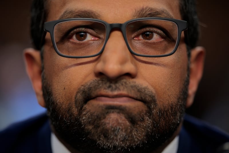 WASHINGTON, DC - SEPTEMBER 16: Federal Bureau of Investigation Director Kash Patel arrives to testify before the Senate Judiciary Committee in the Hart Senate Office Building on Capitol Hill on September 16, 2025 in Washington, DC. Patel was questioned about last week’s assassination of Turning Point USA founder Charlie Kirk and his social media posts related to the FBI’s investigation of the shooting, as well as a lawsuit filed by former senior FBI officials who were terminated by Patel for what they claim are political reasons. (Photo by Chip Somodevilla/Getty Images)
