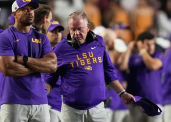 LSU fires coach Brian Kelly in the 4th season of his 10-year, $100 million deal, AP source says