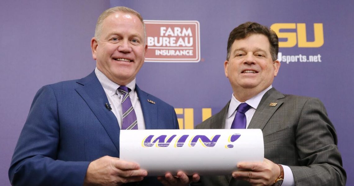 LSU football coach, athletic director are out. Yet, interim AD insists, ‘this place is not broken’