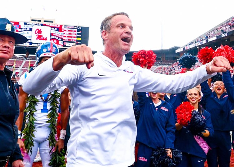 Lane Kiffin gets last laugh on Oklahoma player after Ole Miss earns gritty road victory