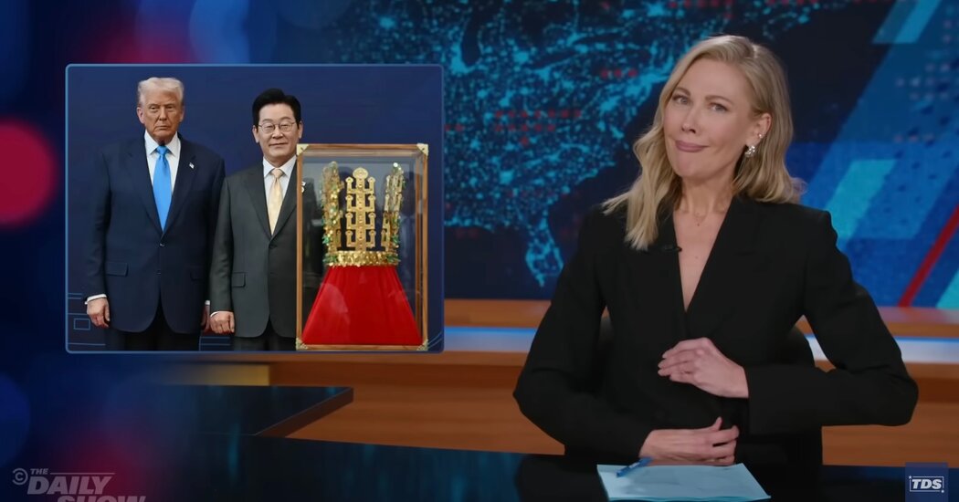 Late Night Shades South Korea for Giving Trump a Crown