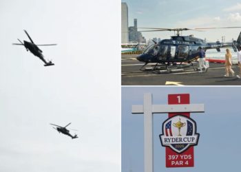 Lawmakers, residents demand helicopter ban after relentless $1,275-a-seat flights to Ryder Cup torment Brooklyn