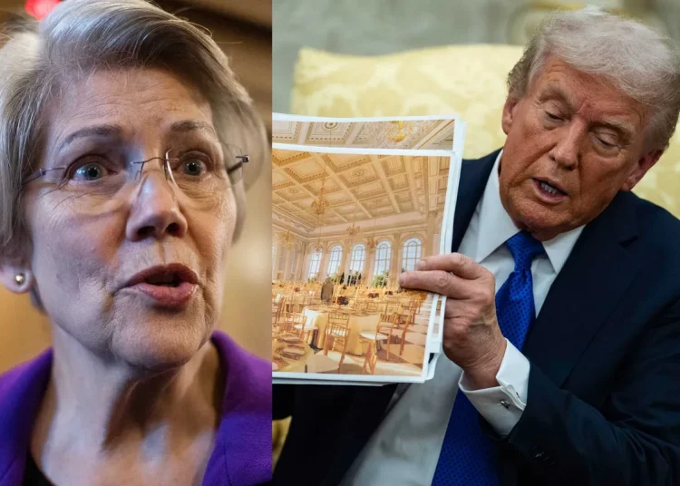 Liz Warren launches investigation into Trump’s White House ballroom — and the backlash is hilarious
