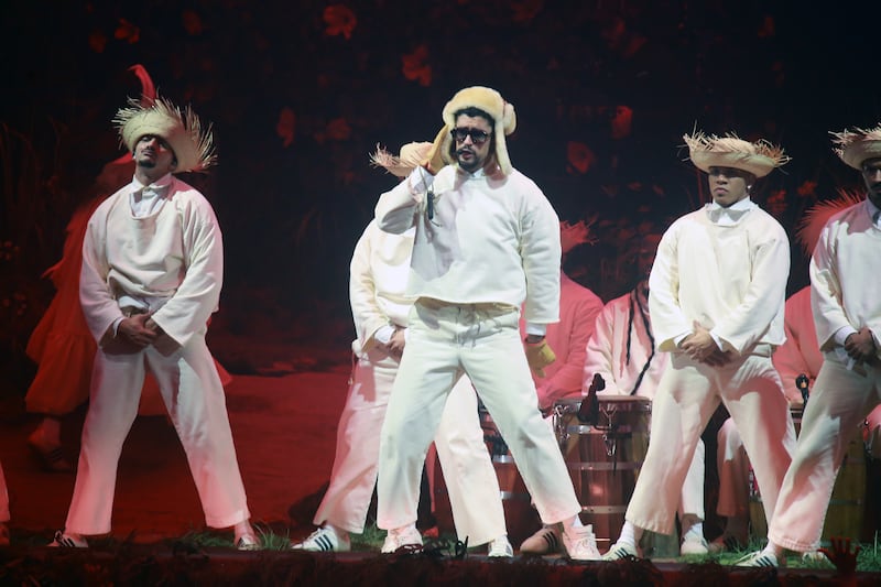 Bad Bunny performs in San Juan, Puerto Rico, in September.