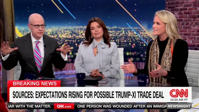 Panelist Max Boot said Trump's own policies were the reason farmers were being