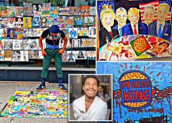 Maniac in fatal NYC subway beatdown drew pics of cops being murdered in taxpayer-funded art program