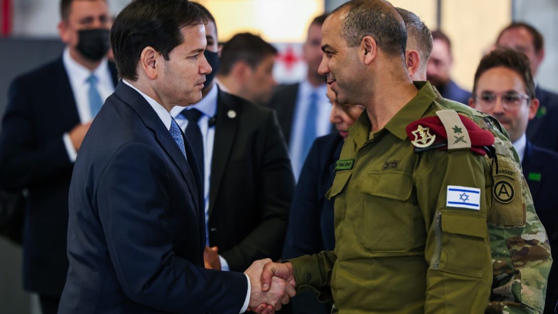 Marco Rubio is the latest high-level visitor to tour Israel’s U.S-led coordination center