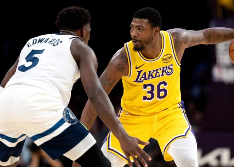Marcus Smart proves his worth to Lakers in their first win of the season