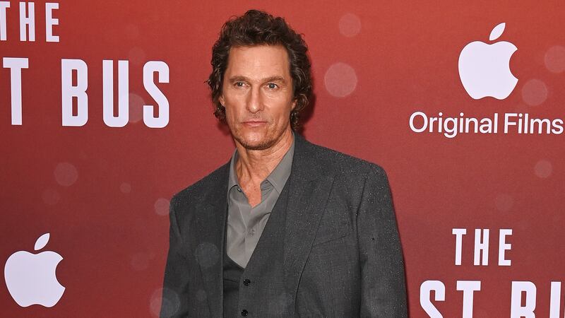 LONDON, ENGLAND - SEPTEMBER 28: Matthew McConaughey attends a Special Screening of Apple Original Films' 