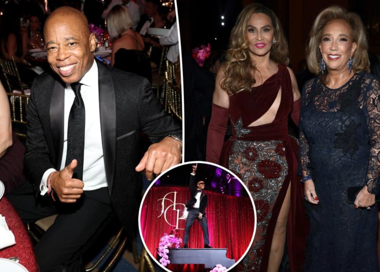 Mayor Eric Adams makes surprise appearance at Denise Rich’s Angel Ball amid Beyoncé buzz at bash