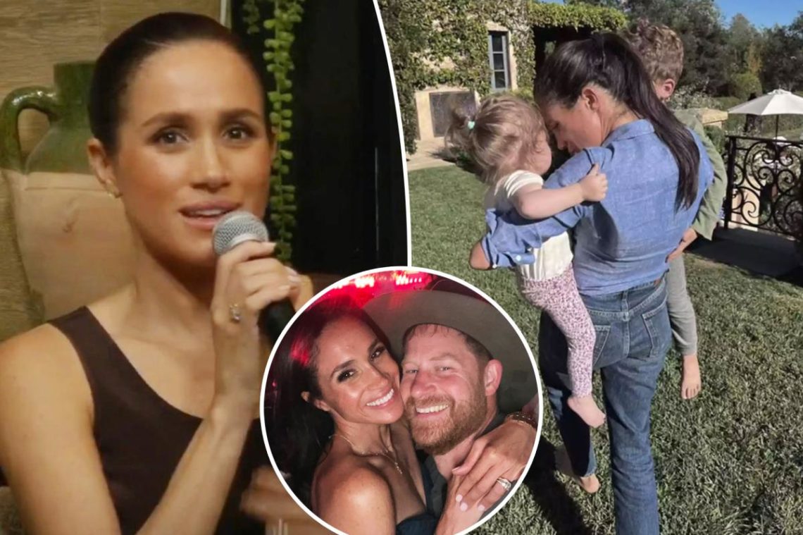 Meghan Markle pulls back the curtain on at-home family rituals with Prince Harry and kids