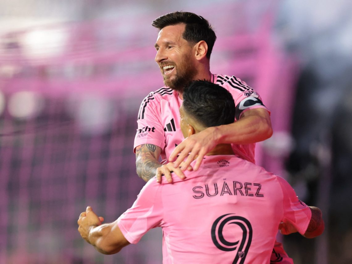 Messi double fires Inter Miami in MLS Cup playoff lead against Nashville SC