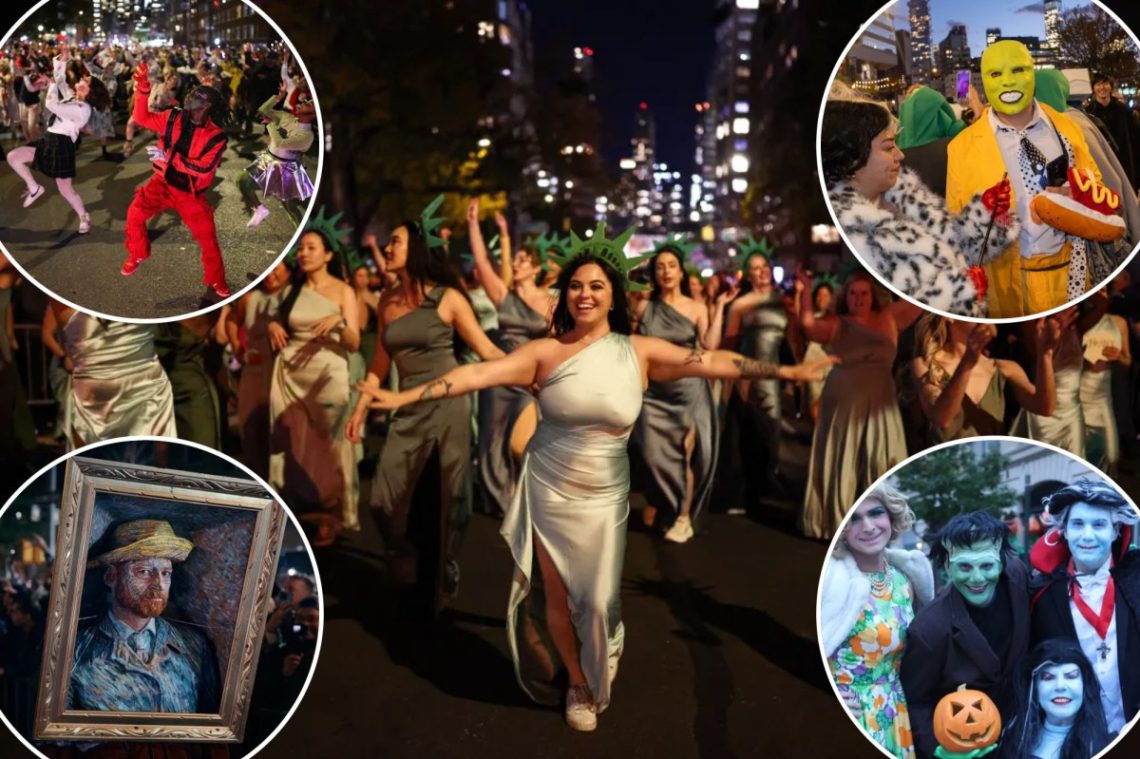 NYC Village Halloween Parade 2025: Revelers go wild in elaborate costumes