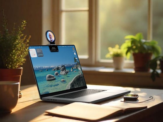 Napster View on laptop