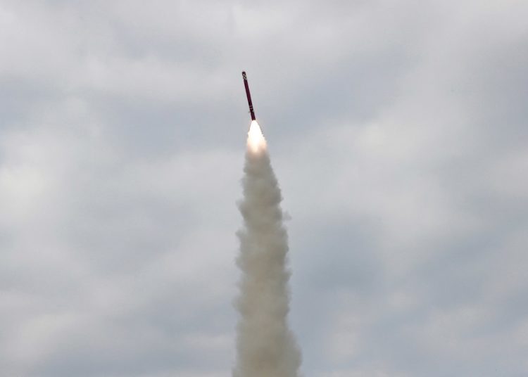 North Korea test-fires cruise missiles as Trump visits South Korea