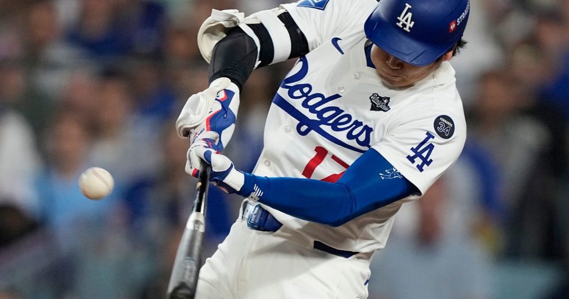 Ohtani hits 2 homers, Dodgers beat Blue Jays in epic 18-inning Game 3