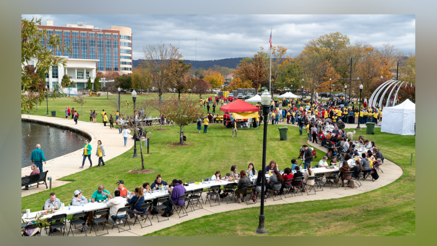One Table Huntsville invites community members to share a meal and connect
