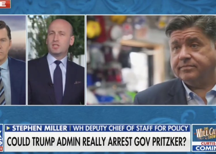 Opinion: Raging Stephen Miller Suggests Slapping Handcuffs on Blue State Governor